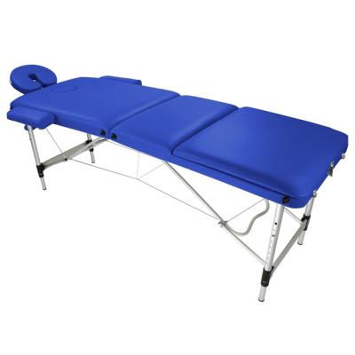 China Popular Lightweight Massage Table Massage Bed With Aluminum Frame Used For Spa Hospital Salon Hotel for sale