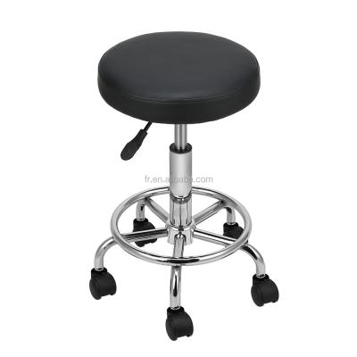 China Bar Chair Folding Bar Stool Hair Salon Chair Equipment Styling Massage Barber Gas Lift Stool Tattoo for sale