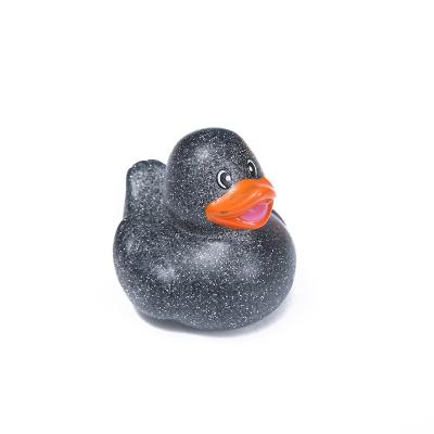 China Bath Toy 5.5*5.2*5.1cm Mini Multicolor Sound Floating Rubber Duck Bath Toy For Baby for sale