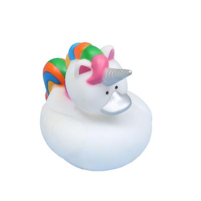 China Bath Toy New Design Floating Squeaky Unicorn Bath Toy For Children for sale