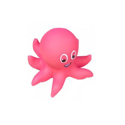 China Multicolor Rubber Bath Toy 7*5*5cm Mini Octopus Shape Bath Toy For Children for sale