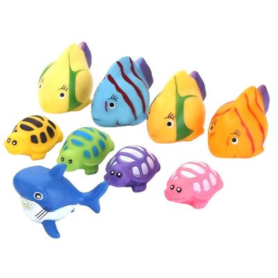 China Floating Bath Toy Wholesale Sea Animal Dolphin Shower Fountain Baby Bath Toy for sale