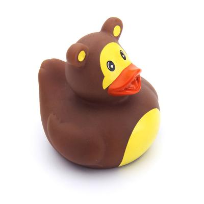 China Bath Toy Wholesale Cheap Mini Floating Duck Bath Toy For Children Rubber for sale