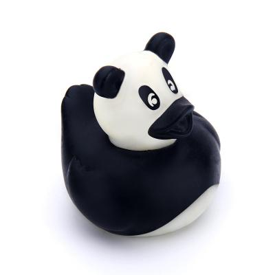 China Bath Toy New Design Weighted Floating Mutilcolor Rubber Duck Bath Toy for sale