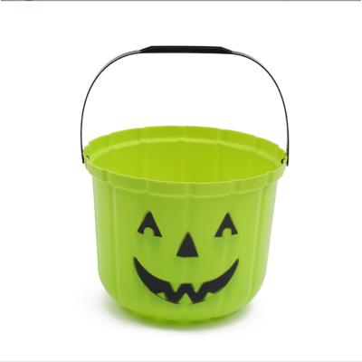 China Modern High Quality Halloween Candy Kids Plastic Bucket With Handle for sale