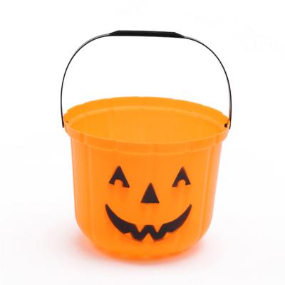 China Modern Custom Logo Halloween Food Containers Plastic Water Bucket With Handle for sale