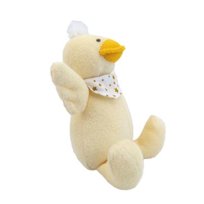 China AZO Free Wholesale OEM ODM Custom Stuffed Cute Soft Animal Toy Kids Gifts Sitting Animal Duck Toy Plush EN71 for sale