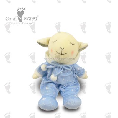 China Azo Free OEM New Design ODM Soft Animal Toys Popular Stuffed Plush EN71 Lamb Sleepy Sheep Dolls Factory Custom Standard Toys for sale