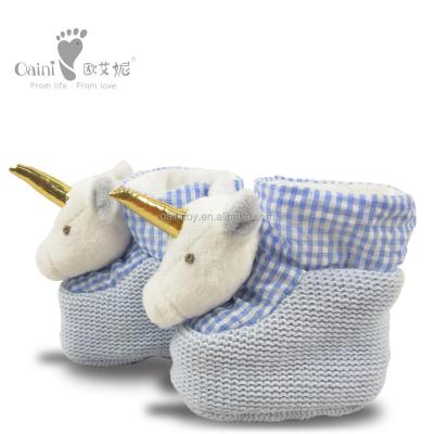 China Wholesale OEM ODM Cartoon Winter Thermal Infant Shoes Soft Newborn Shoes Boots For 0-6 Months Knitted Baby Shoes for sale