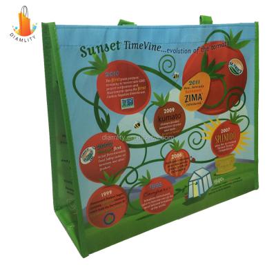 China Supermarket Recyclable Recycled Wholesale Non Woven Shopping Bag for sale