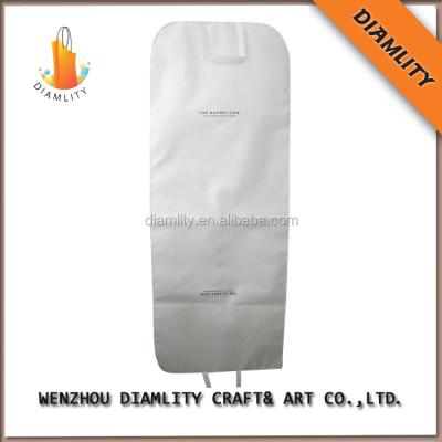 China Recyclable High Quality White Non Woven Dress Garment Bag Wedding for sale