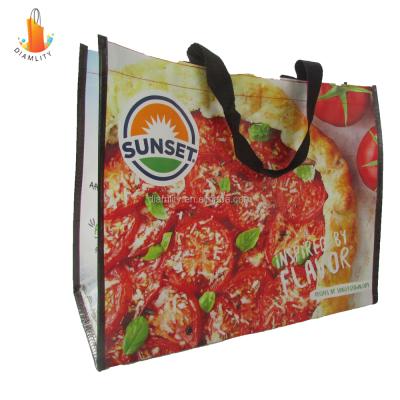 China Recyclable Cheap Fashion Recycled Laminated PP Woven Bag For Shopping for sale