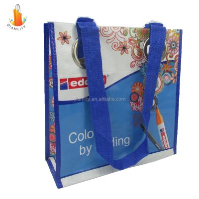 China Recyclable custom cheap bopp laminated packaging pp woven shopping bag for sale