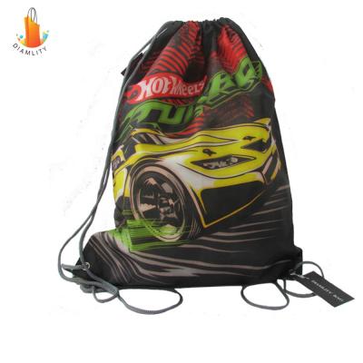 China 2021 Recyclable Colorful Custom Polyester Eco Friendly Promotional Drawstring Bag Wholesale for sale