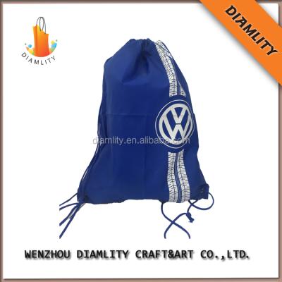 China 2022 Wholesale Custom Printed Factory Recycled Polyester Fabric Drawstring Backpack Bag for sale