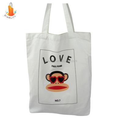 China Fashion Recyclable Fancy Eco Factory Organic Cotton Canvas Tote Shopping Bag for sale