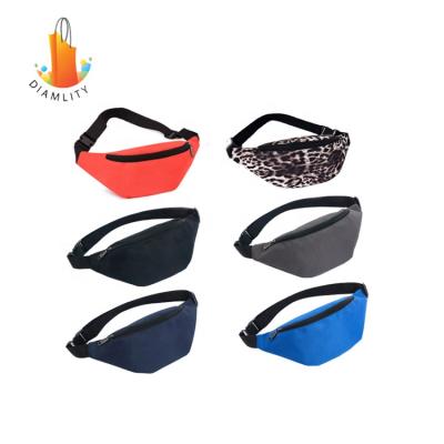 China Cheap Custom Logo Travel Water Proof Waterproof Black Money Belt Fanny Pack Waist Bag For Men/Women for sale