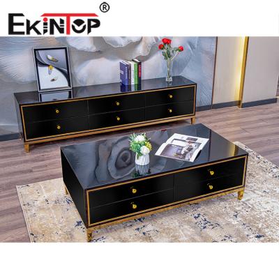 China (Size)Ekintop free sample iron coffee table mirror adjustable modern coffee table set for sale