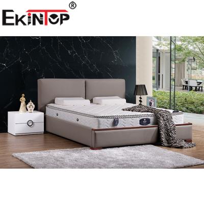 China Customized Ekintop Modern Design Bed Bedroom High Quality Italian Ultimate Bed for sale