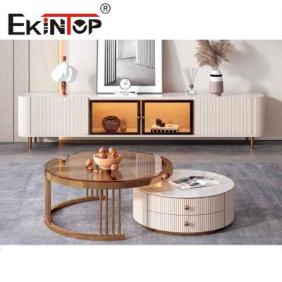 China New Design Tour Extendable Coffee Table Hot Gold Nordic Coffee Table for sale