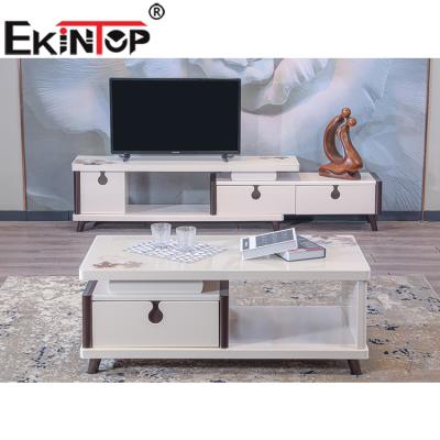 China Ekintop Adjustable Hot Sale Cheap Price (Height) Corner TV Stand Modern Cabinet for sale