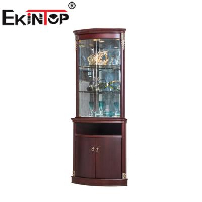 China Ekintop Adjustable Modern Style (Size) Hot Selling Wine Display Cabinet for sale