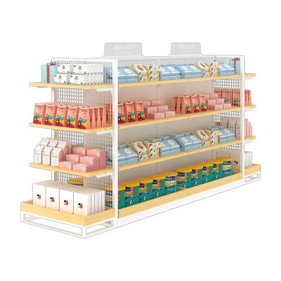 China Retail Display Shelves And Maternal And Child Supplies Wooden Supermarket Shelving C-358 for sale