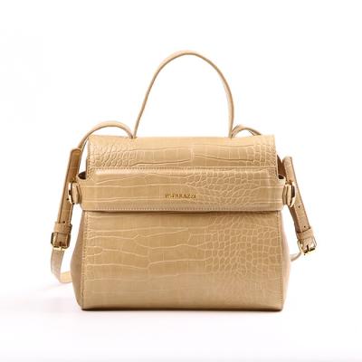 China 5865-Stylish Fashion Ladies Handbag Fancy Croco Satchel PU Bag Made By OEM/ODM Factory for sale