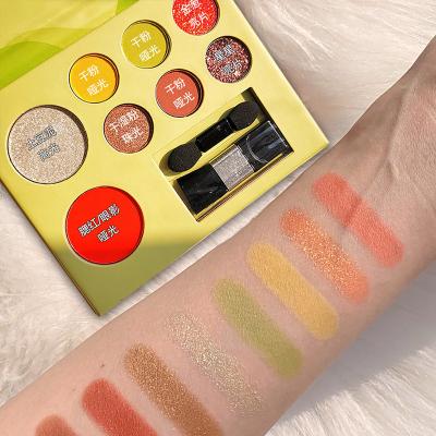 China Guangzhou Makeup Factory Beauty Creations Waterproof Eyeshadow Palette Private Label for sale