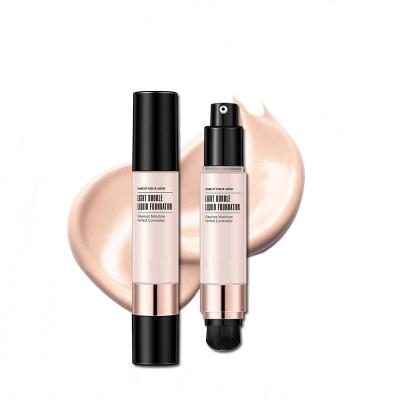 China Guangzhou High Quality Concealer Double Ends Face Moisturizer Liquid Makeup Base With Brush for sale