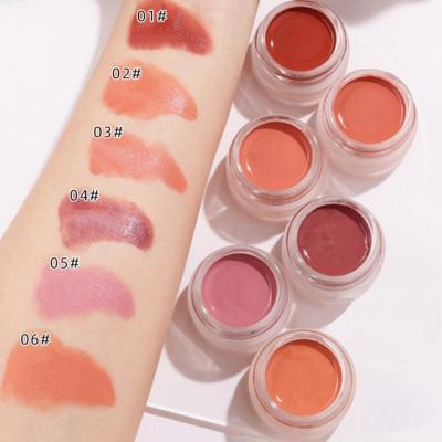 China New Sunscreen Jelly Blush Lasting Shiny Brighten Makeup Colorsfast Effects Gel Blusher Cream Mousse Blush for sale