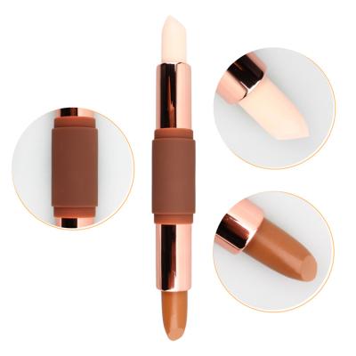 China Sunscreen Contour 2 in1 Dual Stick Contour Bronzer Highlighter Bar Create 3D Face Makeup Concealer Pencil Full Coverage Blemish for sale