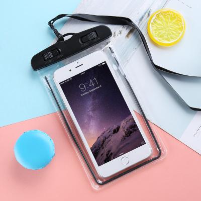 China Universal Waterproof PVC Mobile Phone Case Free Shipping Swimming Dry Bags For 4.7-6 Inch Smart Phone Portable Underwater Pocket/Bag for sale