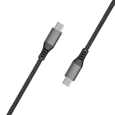 China Type-C to Type-C Hot Sample OK Amazon Sell 3A Data Transfer Usb Fast Charging Phone Shell Fast Charger 1M Nylon Braided Mobile Aluminum Metal Usb Cable data cable length 1 for sale