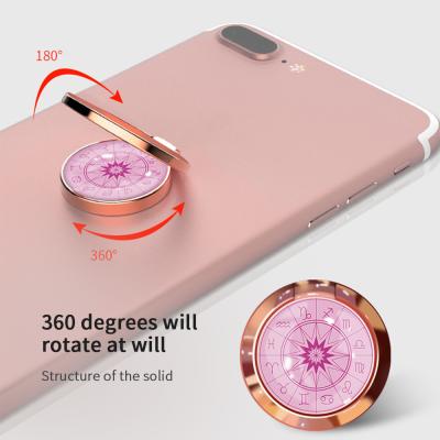 China 360 Degree Rotating 1 Sample OK Universal Lazy Cell Phone Holder Phone Ring Holder Stand Gift Round 360 Degree Rotation for sale