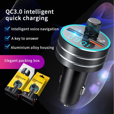 China FM Transmitter Car MP3 Player 1 Sample OK QC3.0 USB Car Charger USB Adapter Cell Phones Mobile Phones Fast Charging Custom Accept for sale