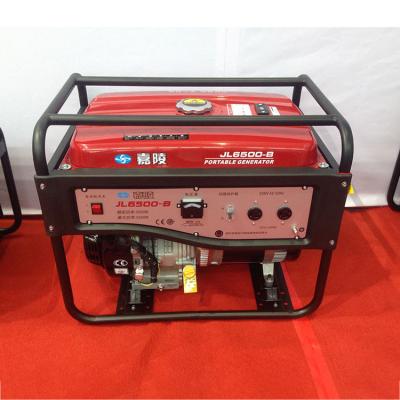 China 5000w Recoil Open Frame Gasoline Generator Set 5kva Welder Gasoline Generator 1.1L for sale