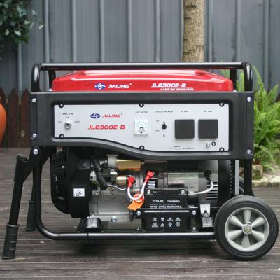 China 230V 5KW Generador Price Electric Power 5000W Gasoline Generator 1.1L Open Frame Type 5.0kW for sale