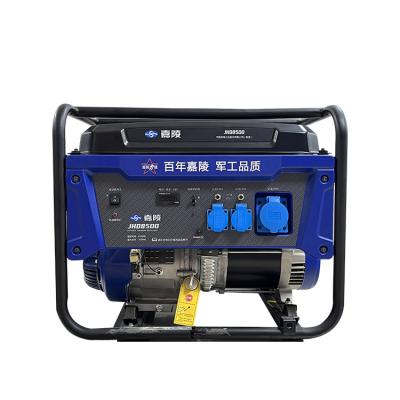 China Jialing Power 6500w Stand Back Engine 9hp 6.5 KVA Gasoline Generator Price 1.1L for sale