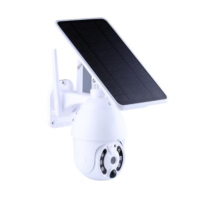 China NIGHT VISION Outdoor Infrared Warm Light Dual HD Light Source Switching Low Power Human Body Sensing Smart Solar Camera for sale