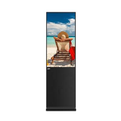 China LOFIT indoor 43 49 55 65 inch mall screen stand dual advertising display kiosk double sided lcd digital signage for sale