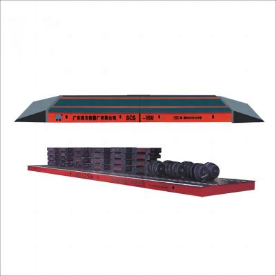 China Industirla weighing 12mm thickness Steel Plate 120 ton Weighbridge Truck Price for sale