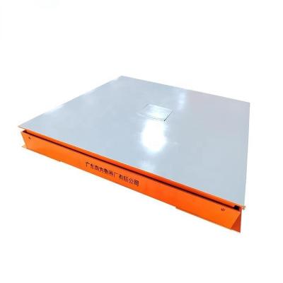 China Steel Q235B Hot seller new popular Q235B steel  scrap copper waste recycling weighing floor scale 3t with factory good price for sale