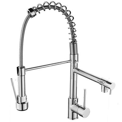 China High Quality Thermostatic Faucets Spring Kitchen Faucets Mixers Kitchen Sink Taps With Spout for sale