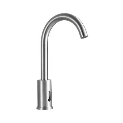 China Automatic Basin Faucets Touch Sense Tap 304 Stainless Steel Tap 304 Stainless Steel Faucets Auto Brushed Auto Brushed for sale