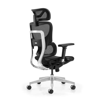 China Factory Wholesale Black Mesh High Back Ergonomic Executive Chair Adjustable Back Rotation Ergonomic Chair for sale