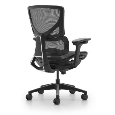 China Ergonomic Fabric Office Rotation Chairs Seating Mesh Chair Mid Back Mesh Task Chair For Staff for sale