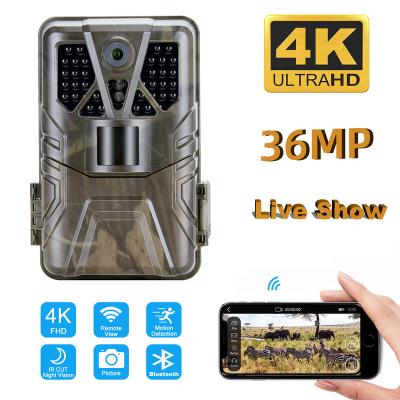 China Outdoors 2022 New 4K 30MP Hunting Camera 4G APP Control Live Streaming Video Radio Infrared Wildlife Trail Camera HC-910PRO for sale