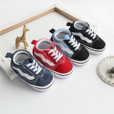 China Baby Infant Toddler Sneakers Anti-slippery Fashion Canvas Shoes 0-18 Soft Unique Soft Casual Kids Months for sale