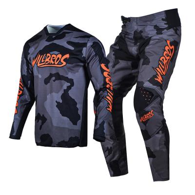 China QUICK DRY Motorcycle Off Road ATV Motocross Cycling Racing Suit Quick Dry Tank Top And Pants Gear Combo Riding Set for sale